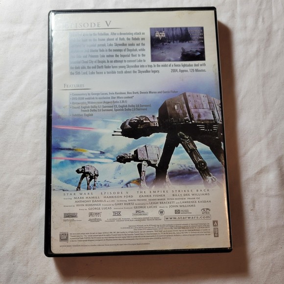 Star Wars Episode V The Empire Strikes Back DVD - Picture 3 of 4